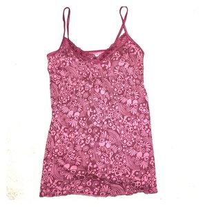 Hollister burgundy tank top size Large